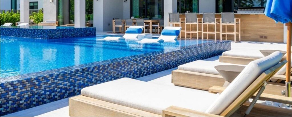 modern linear pools
